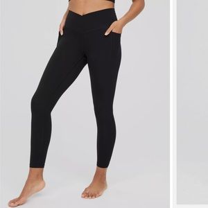 Aerie Black Crossover Leggings